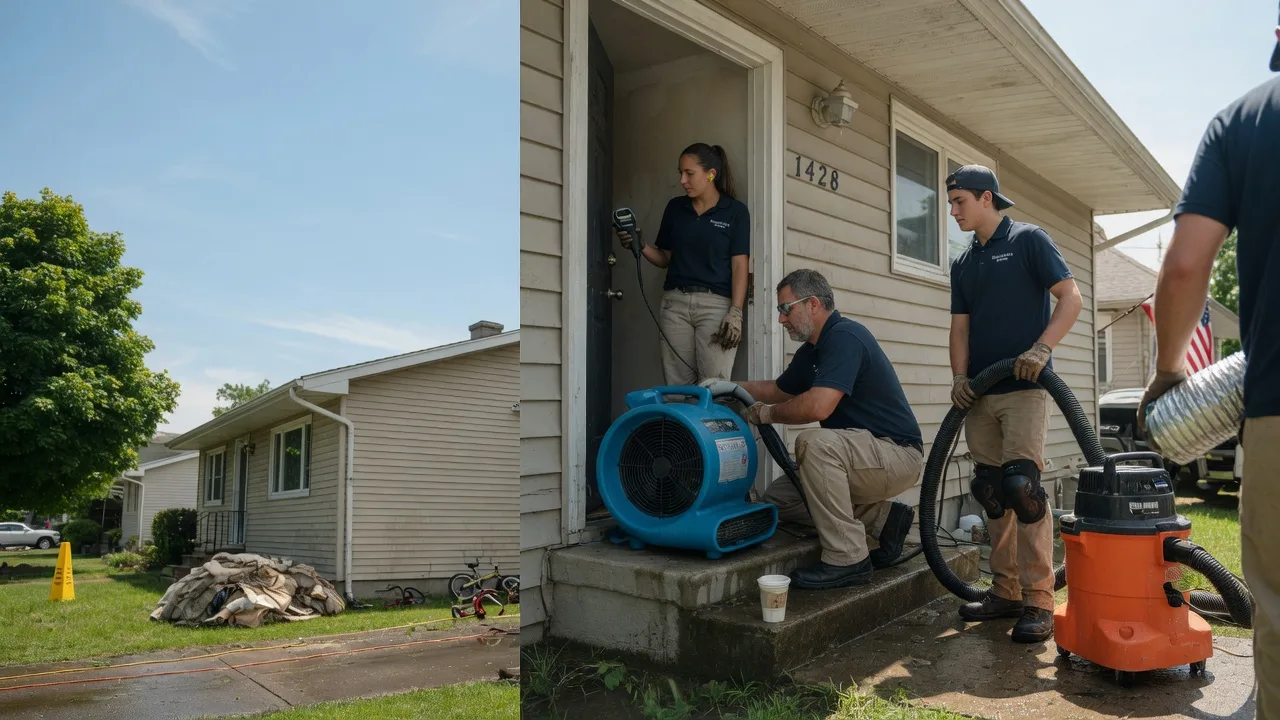 Water Damage Restoration in New Burnside, IL near me
